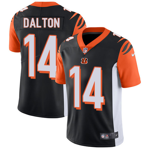 2019 men Cincinnati Bengals #14 Dalton black Nike Vapor Untouchable Limited NFL Jersey